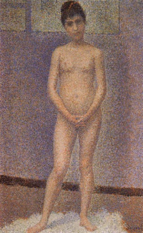 Georges Seurat Standing Female Nude oil painting picture